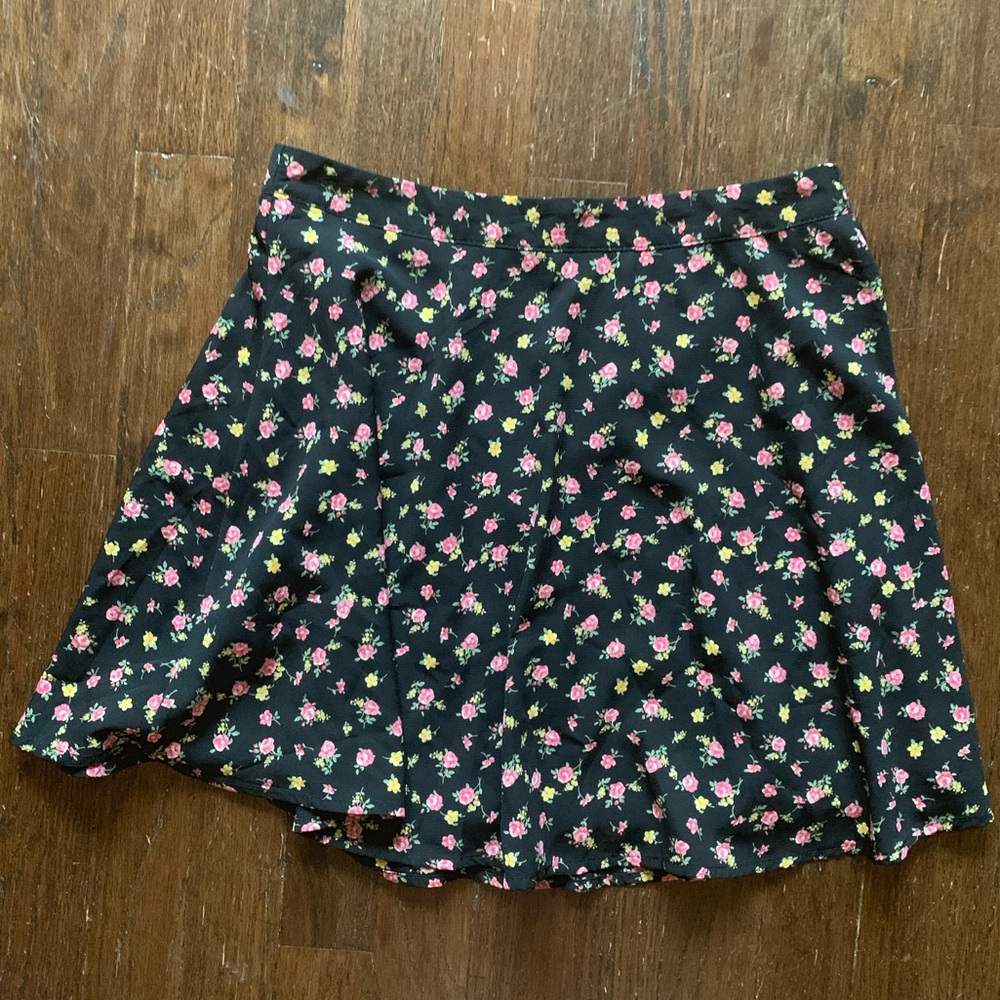Forever 21 Floral Mini Skirt